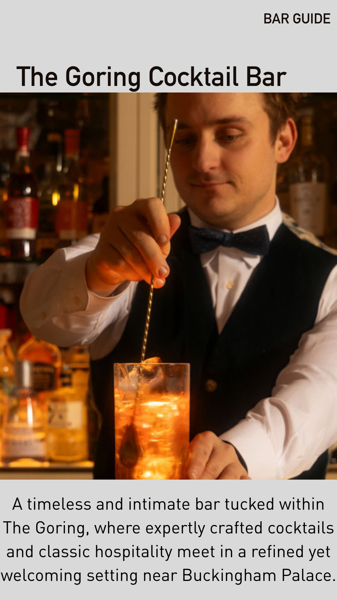 The Goring Cocktail Bar